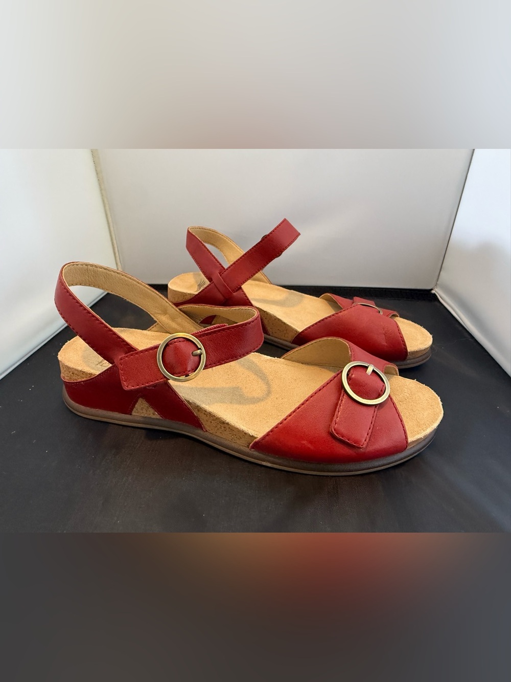 Women’s Dansco Candace wedge sandals Size 38 NWOB
